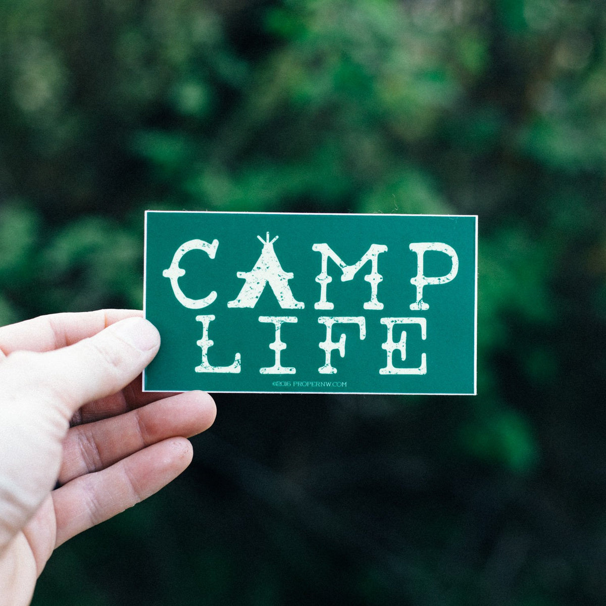 Camp Life Sticker