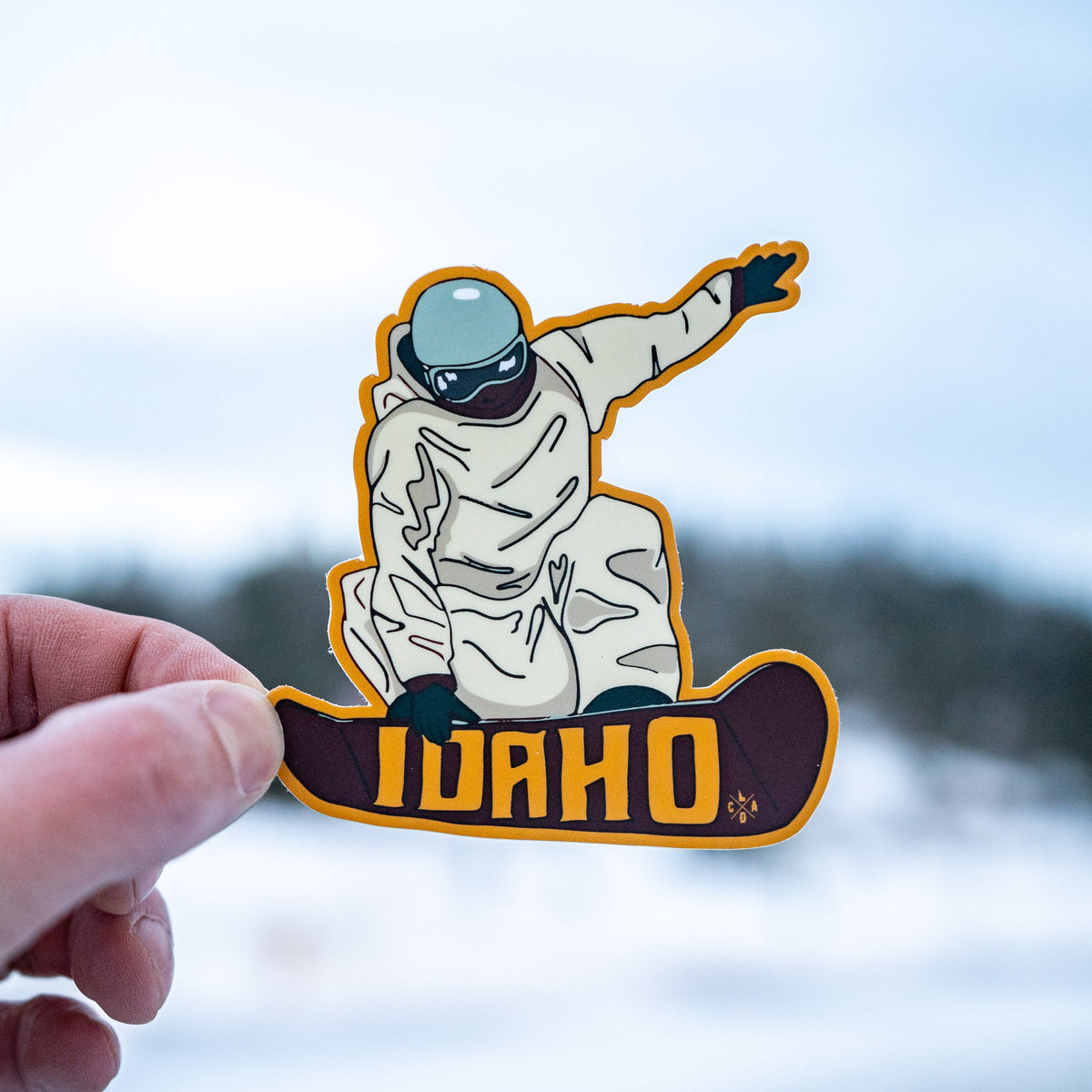 Idaho Snowboarder Sticker