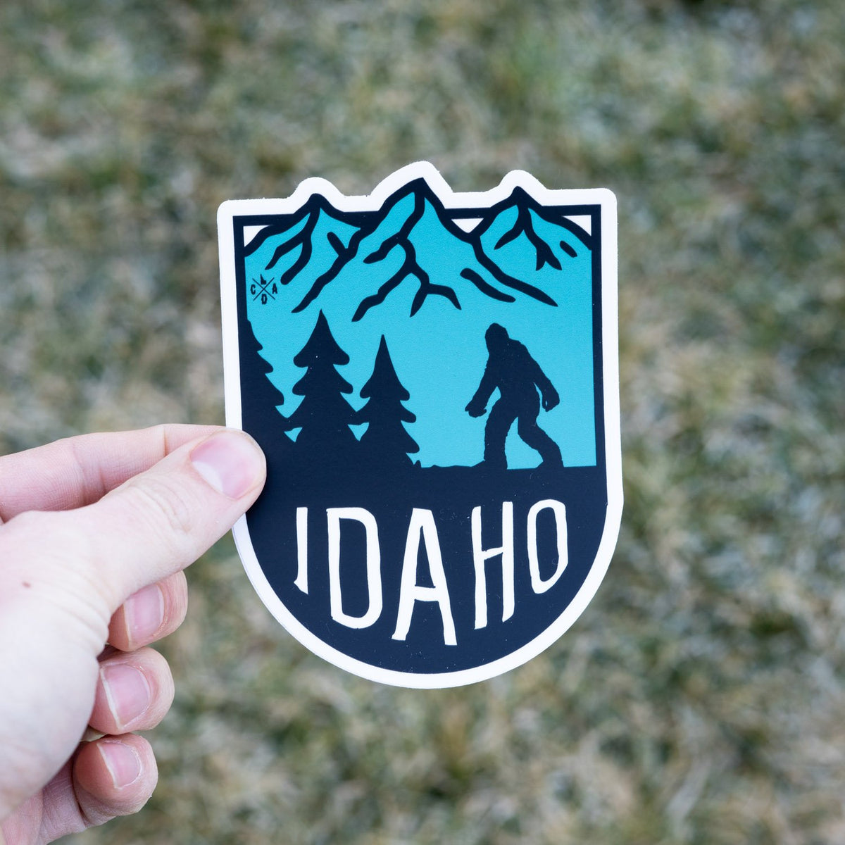 Bigfoot Idaho Mountains Sticker