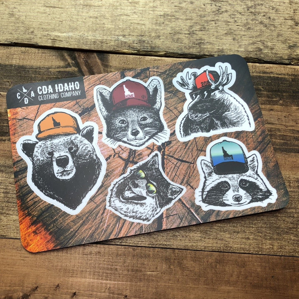 Idaho Critters Sticker Sheet
